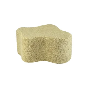 Zelený dětský puf Cloud Bouclé – Wigiwama