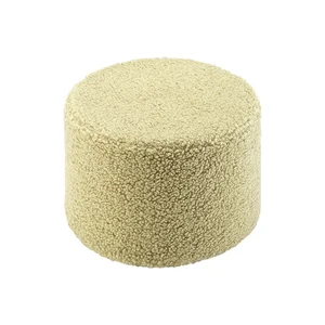 Zelený dětský puf z bouclé – Wigiwama