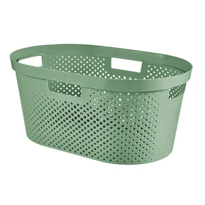 Zelený koš Curver Infinity Hamper 40 l