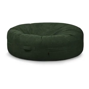 Zelený manšestrový sedací vak Roll 190