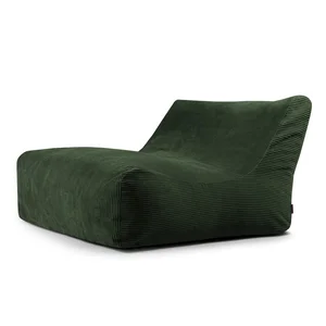 Zelený manšestrový sedací vak Sofa Lounge