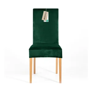 Zelený napínací potah na židli 48 cm Sento