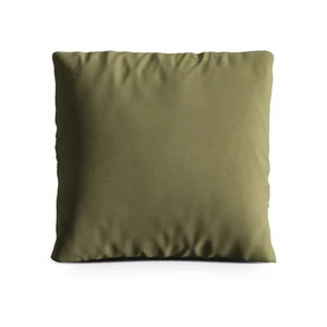 Zelený sametový polštář Kemi