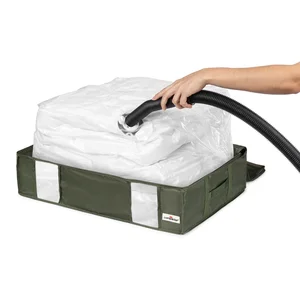 Zelený úložný box Oxford 145 l