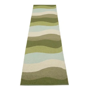 Zelený venkovní a vnitřní běhoun 70x300 cm Urvi Woods Pappelina