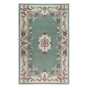 Zelený vlněný koberec Flair Rugs Aubusson 150x240 cm