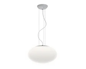 ZEPPO 400 – závěsné svítidlo chrom/opálové sklo, E27, 230V, 100W