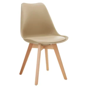 Židle Bali 3 NEW kapucino/buk