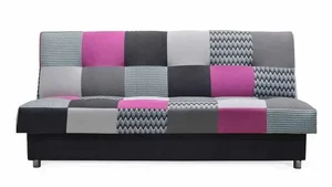 ZIG-ZAG Rozkládací pohovka Casarredo fialová