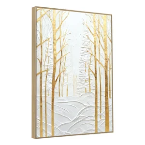 Zimní stromové motivy 60x90 cm