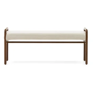 Žinylková lavice Macaret s přírodní nebo krémovou úpravou