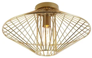 Zlaté designové stropní svítidlo Zahra