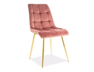 Zlaté velvetové křeslo Chic