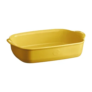 Žlutá keramická zapékací mísa Emile Henry Ultime 29 × 19 cm