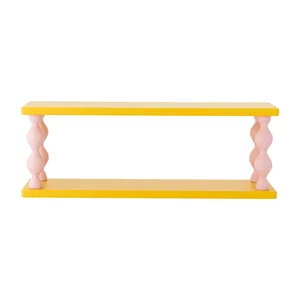 Žlutá patrová police Bibiola 60 cm