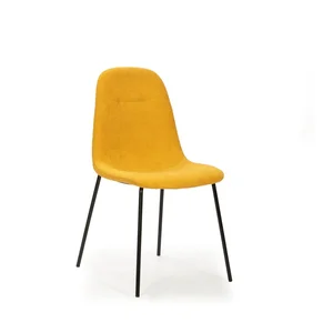 Žluté jídelní židle Renne – sada 4 ks