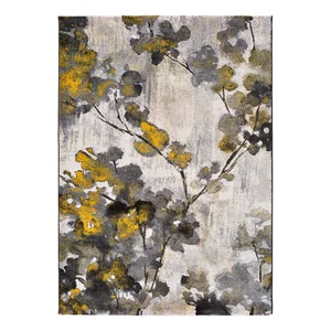 Žluto-šedý koberec Universal Bukit Mustard 80x150 cm