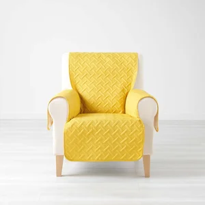 Žlutý ochranný potah na křeslo 165 cm Lounge