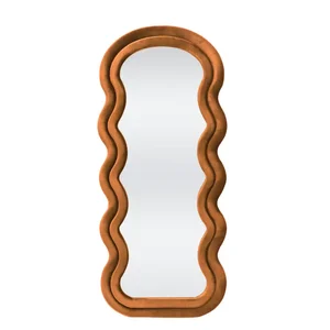 Zrcadlo Confetto skořicové (stojací i nástěnné)