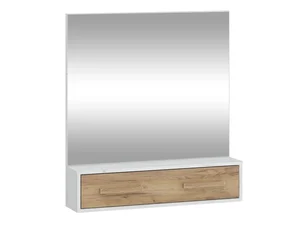 Zrcadlo Dorinda craft bílé a zlaté