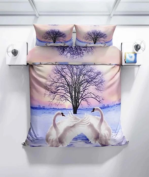 3D Povlečení Labutě TiaHome