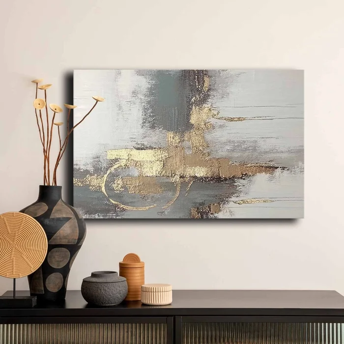 Abstraktní obraz na plátně 45 × 70 cm
