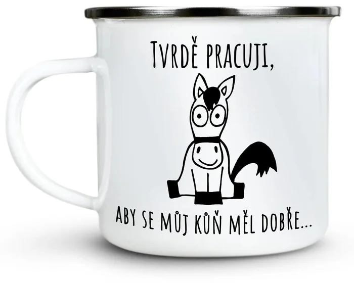 Ahome Plecháček Tvrdě Pracuji Kůň 300 ml