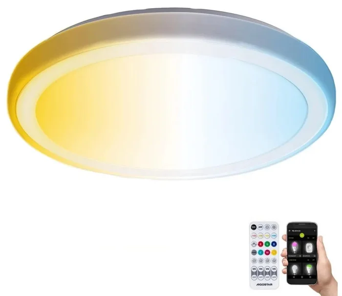 Aigostar LED koupelnové stropní svítidlo s dálkovým ovládáním
