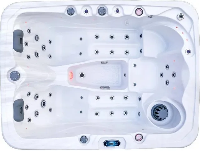 Akrylátová vířivka Summer s perleťovým vzhledem a šedou bočnicí