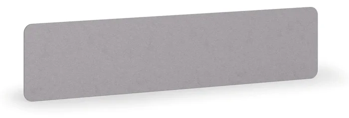 Akustická nástěnka 180x40 cm šedá