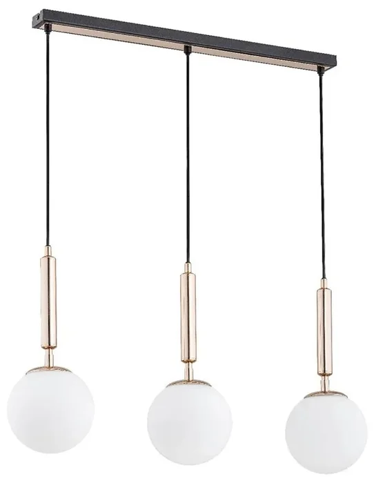Alfa Volda Lustr s lanem, mosaz, 3xE14/40W
