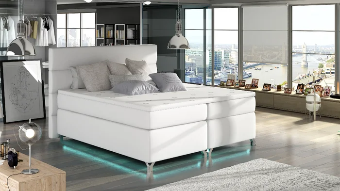 Amadeo Boxspring s LED – 140/160/180 × 200 cm