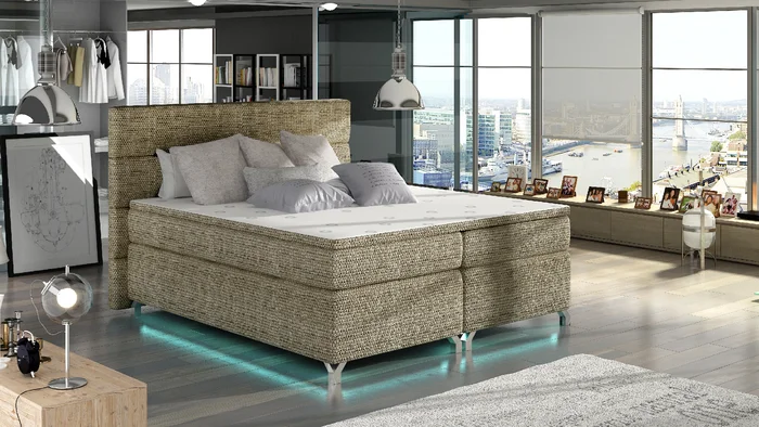 Amadeo Boxspring s LED osvětlením
