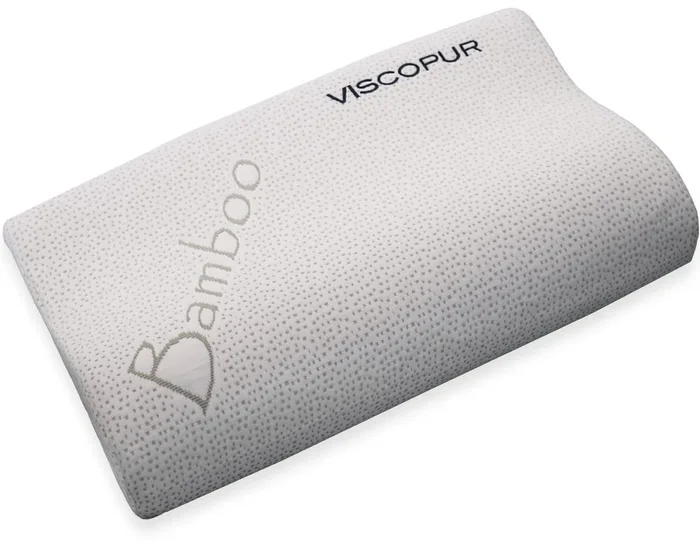 Anatomický paměťový polštář VISCOPUR® z bambusu - profilovaný set 1+1 zdarma