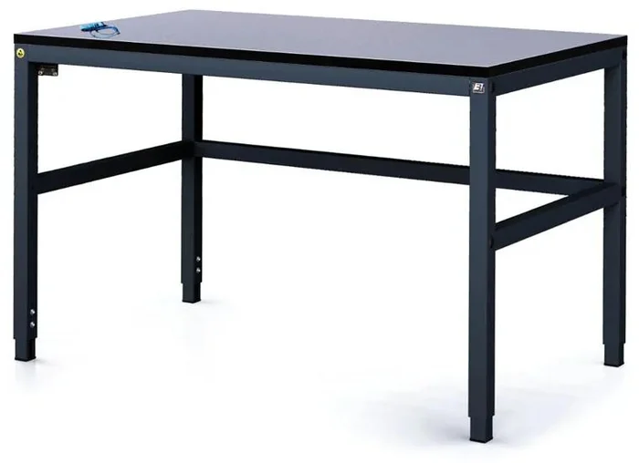 Antistatický dílenský stůl Alfa 3 s nastavitelou výškou 1200x800 mm