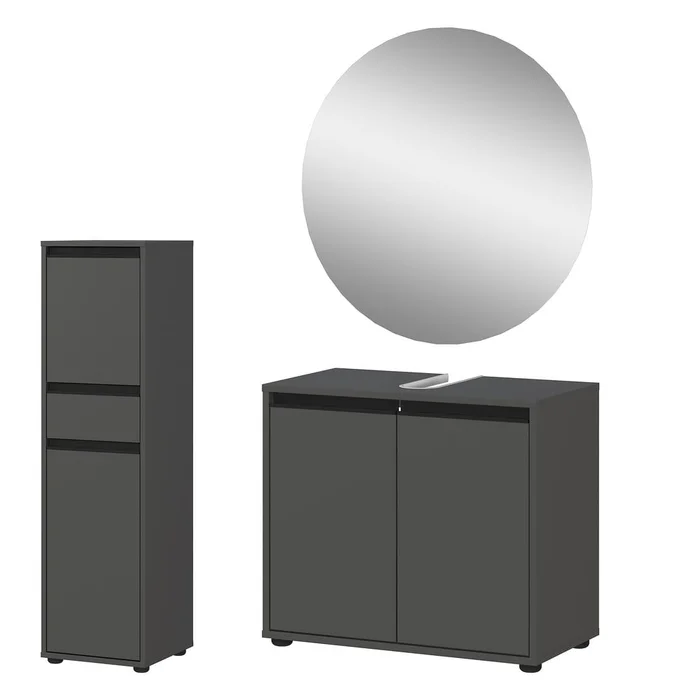 Antracitová koupelnová sestava Lemont