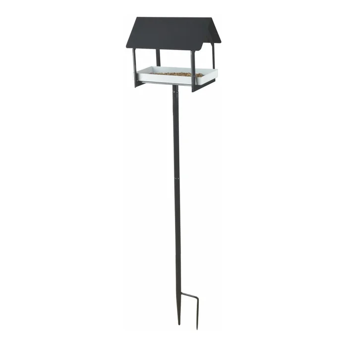 Antracitová kovová ptačí budka Esschert Design 126 cm