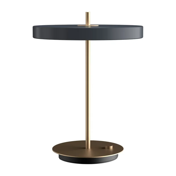 Antracitová stmívatelná LED stolní lampa Asteria Table UMAGE