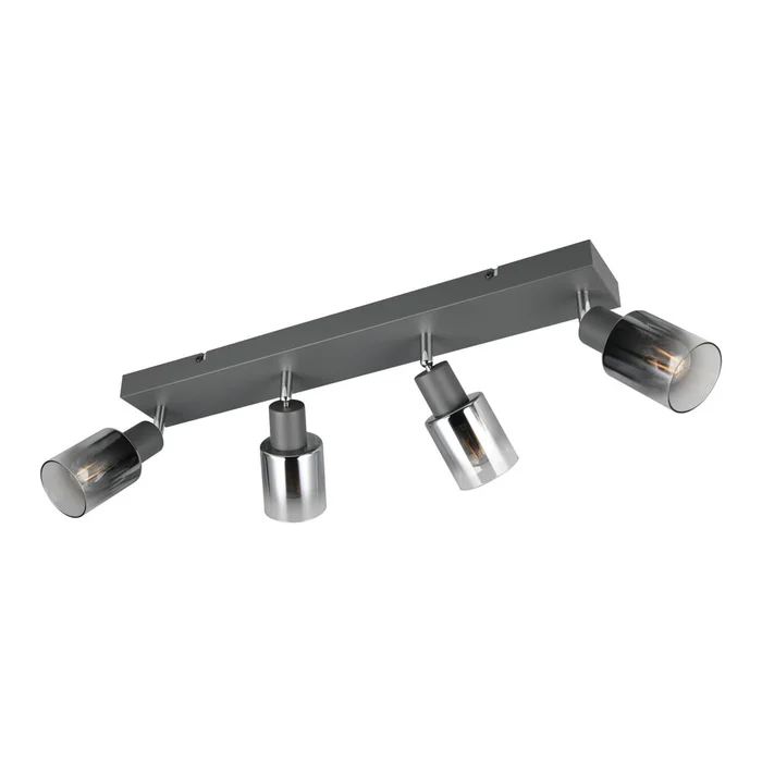 Antracitové bodové LED svítidlo Cadiz 7 cm