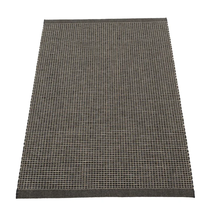 Antracitový koberec Emm Linen 70x120 cm Pappelina