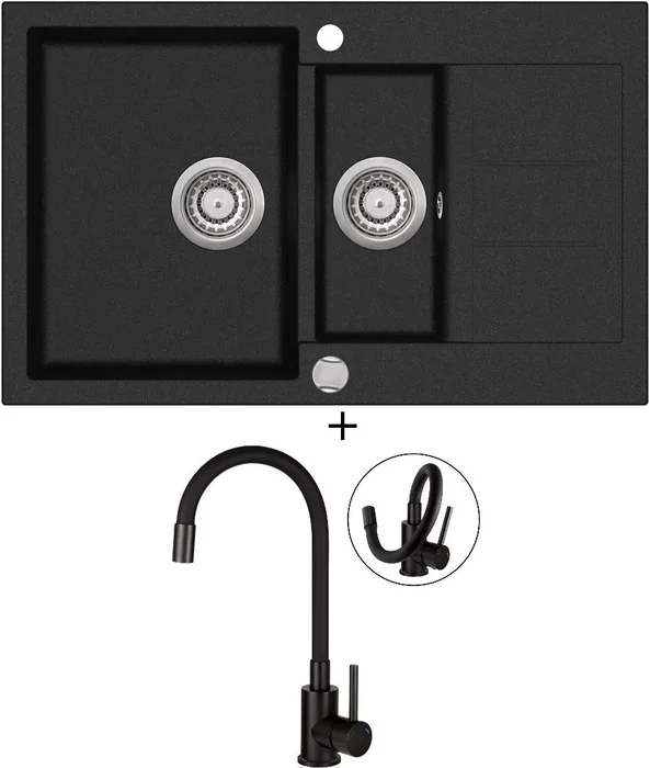 Aquastone Atlas 70 a Deante Neo Luno BOC N72M