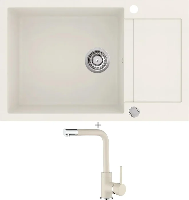 Aquastone QUADRA 80 a AQ 5581 Vanilková