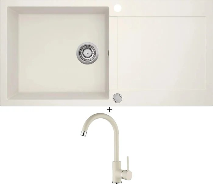 Aquastone Vanilkový Set QUADRA 100 a AQ 5561