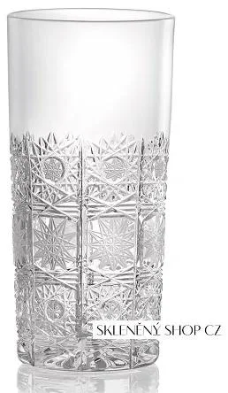 Aurum Crystal Broušené sklenice 350 ml, sada 6 ks