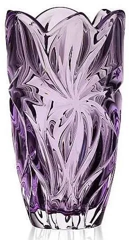 Aurum Crystal Váza Flora Amethyst 28 cm
