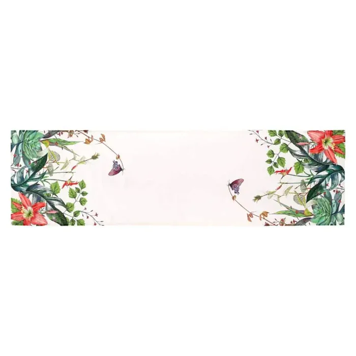Autronic Běhoun s motivem zelených listů 40x150 cm