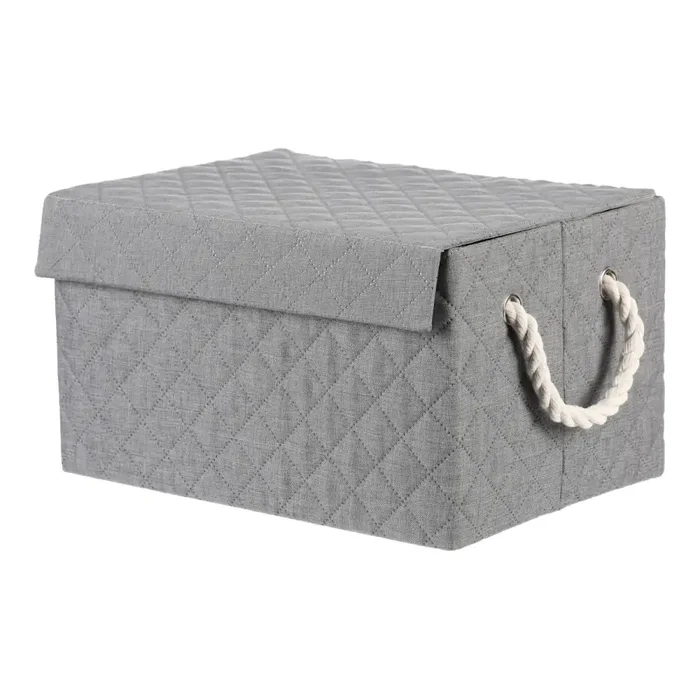 Autronic DT3003 GREY – látkový regálový box s uchy