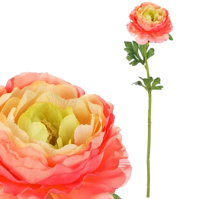 Autronic Ranunculus UKK354-PINK – růžovo‑žlutá umělá květina