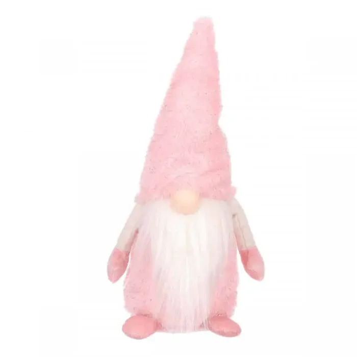 Autronic vánoční skřítek se svítícím nosem, růžový (ANE9507)