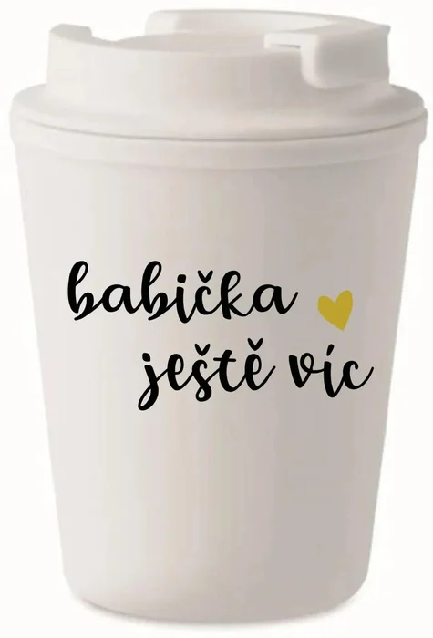 Babička Více Bílé Termohrnek 300 ml